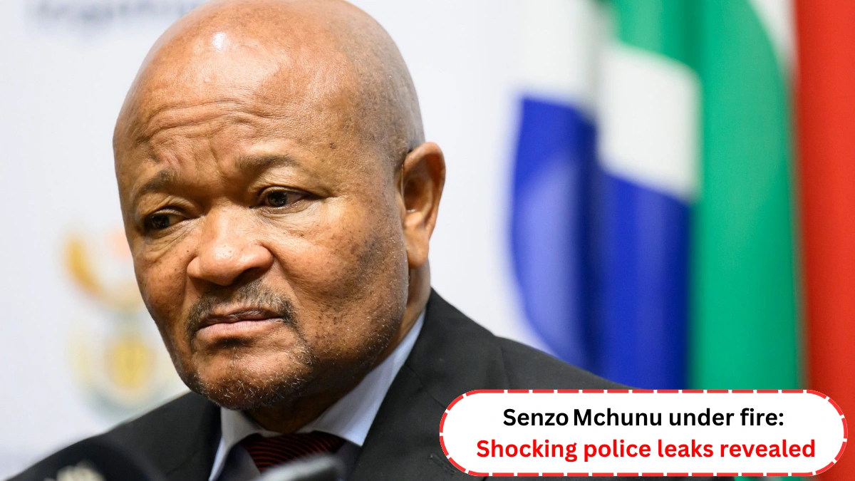 Senzo Mchunu under fire Shocking police leaks revealed